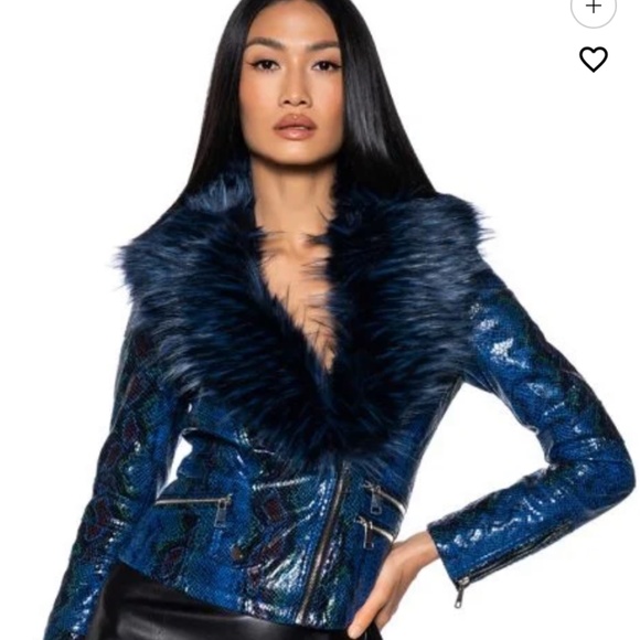 Akira Faux Fur Jacket - Picture 5 of 5